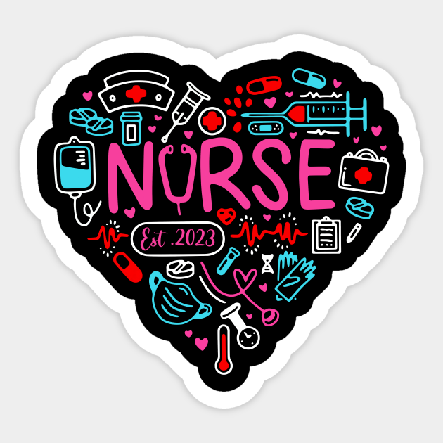 Nurse Est 2023 Graduation Graduate Nursing Student RN LPN New Nurse